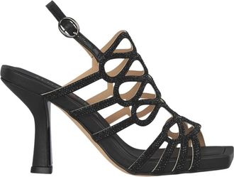 Alma En Pena Cross-over Sandalen met Hak - Dames - Sandalen met hakken - Zwart - 38 EU - Schoenen