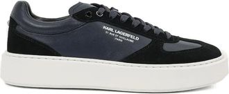 Karl Lagerfeld Sneakers in pelle con logo - Nero
