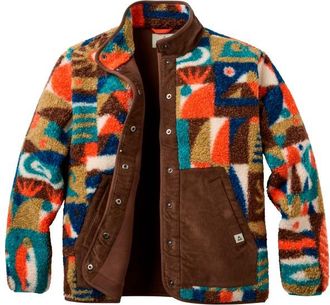 Passenger Clover Recycled Sherpa Fleece Jacket Fleecejacke f&uuml;r Damen | braun