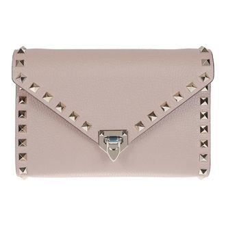 Valentino Garavani Clutches, female, Pink, Size: ONE SIZE Rockstud Small Shoulder Bag