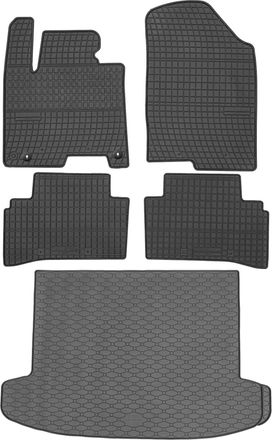 OEM Hyundai Tucson Iv Suv A Partir De 2020 Set - Alfombrillas De Goma Para Coche + Alfombrilla Para Maletero