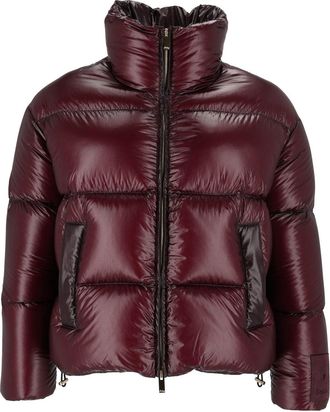 Sealup Short Water-Repellent Alcantara Down Jacket