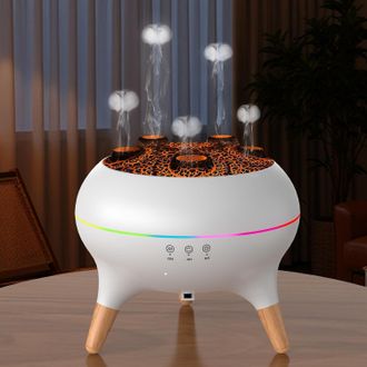 OEM Difusor De Aceites Esenciales Para Dormitorio, 180 Ml, Niebla De Medusa, Humidificador De Aire, Difusor De Aromas Con 8 Luces Led De Colores, Temporiz