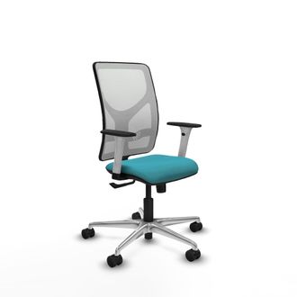 Piqueras y Crespo Silla De Oficina Piqueras Y Crespo Motilla Blanco Mecanismo S&iacute;ncrono