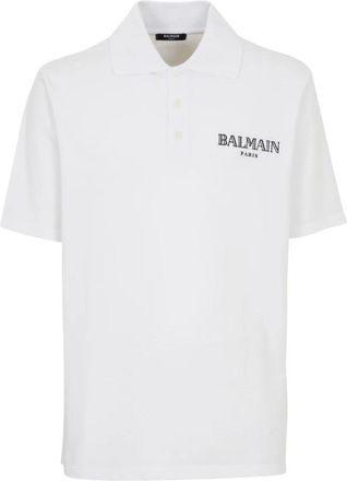 Balmain Hombre, Camisetas, Blanco, Talla: M