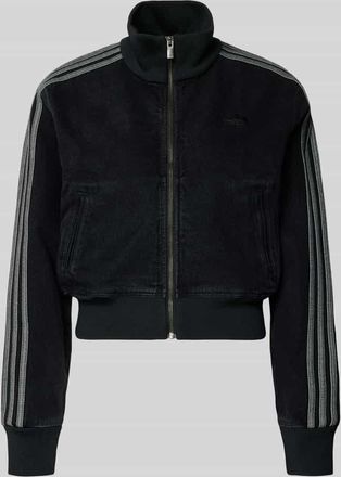 adidas Originals Jacke mit Reißverschluss in Anthrazit, Größe XXS