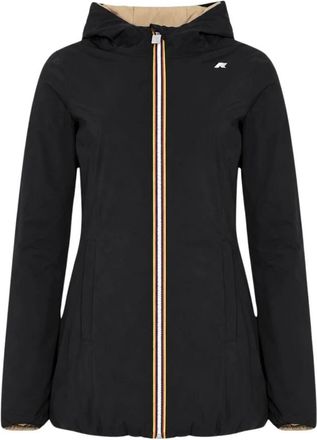 K-Way Denise St Warm Double - Dames - Zomerjassen - Zwart - S - Polyester - Jassen