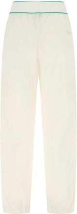 Bottega Veneta Womens White Nylon Pant - Ivory - Size Medium