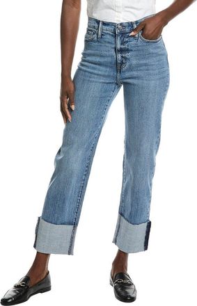 DKNY Dkny High Rise Ecru Relaxed Straight Jean