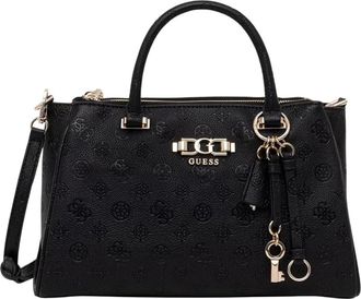 Guess Tassen, Dames, Zwart, ONE Size, Leer, Anise Crossbody Tas