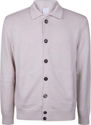 Eleventy Cardigans - Heren - Vesten - Beige - 2XL - Truien & Vesten