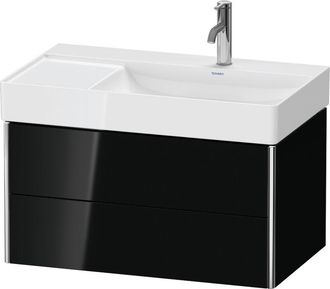 Duravit Xsquare Mueble De Ba&ntilde;o De Pared 78,4x46,0 Cm, 2 Cajones, - Duravit