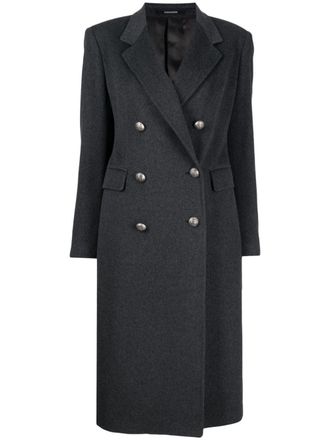 Tagliatore Meryl double-breasted felted coat - Grey