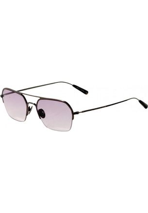 John Varvatos Mens V173GUN53 V173GUN 53 GUN Sunglasses - Silver - One Size