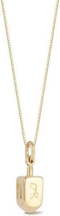 Ember Fine Jewelry 14K Gold Dreidel Pendant Necklace at Nordstrom Rack