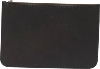 Louis Vuitton Pre-owned Clutches, female, Brown, Size: ONE SIZE Pre-owned Neverfull Pochette