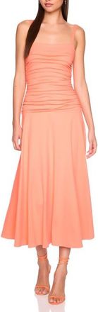Susana Monaco Ruched Sleeveless Maxi Dress in Extra at Nordstrom, Size X-Large