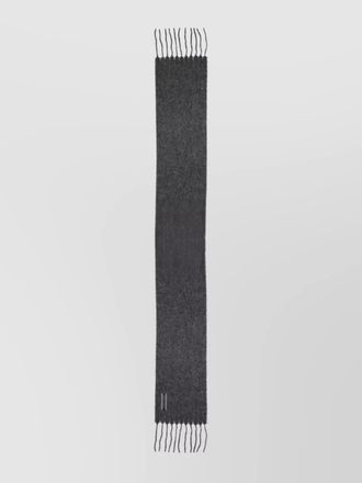 Our Legacy luxurious fringed scarf soft texture