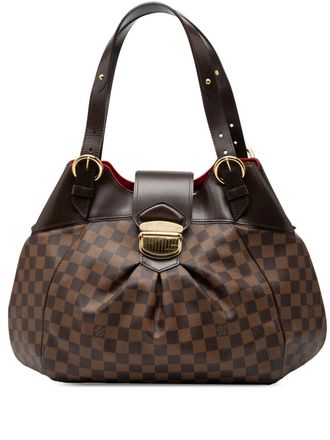 Louis Vuitton 2011 Damier Ebene Sistina GM shoulder bag - Bruin