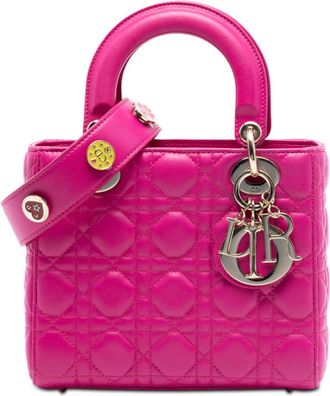 Dior Pre-owned Dior Small Lambskin Cannage My ABCDior Lady Dior Ladies 18-MA-0118