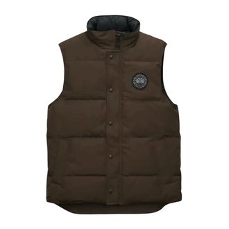 Canada Goose Vests, male, Brown, Size: L Garson Vest