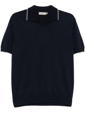 Canali fine-knit T-shirt - men - Cotton - 52 - Blue