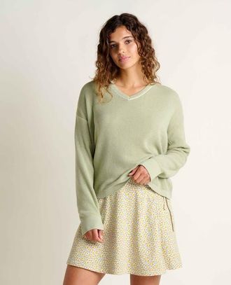 Toad & Co Bianca Pullover in Wintergreen at Nordstrom, Size X-Large