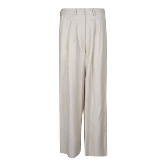 Pantaloni Torino Wide Trousers, female, Beige, Size: M Frankie Pant