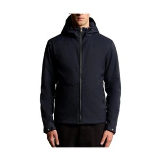 Lyle & Scott Rain Jackets, male, Blue, Size: 2XL Water Resistant Insulated Jacket