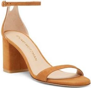 Stuart Weitzman Nudist Block 75 Sandal in Hazel at Nordstrom Rack, Size 6.5