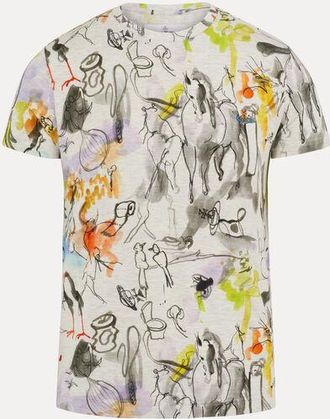 Vivienne Westwood Peru T-shirt Viscose / Elastane Wonderland XXL Unisex