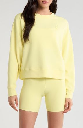 Rhone DreamGlow Crewneck Sweatshirt in Lemon Lime at Nordstrom, Size Xx-Large