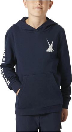 Helly Hansen Kids Sweatshirts, male, Blue, 14 Y, Maritime Legacy Graphic Sweatshirt
