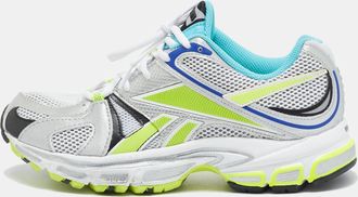 VETEMENTS Multicolor Fabric And Leather Sock Runner Lace Up Sneakers