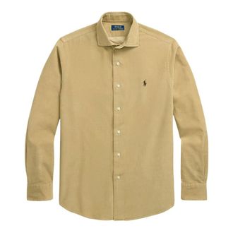 Ralph Lauren Overhemden, Heren, Beige, S, Ralph Lauren Shirts Beige