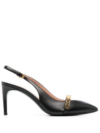 Moschino Pumps con cinturino posteriore - Nero