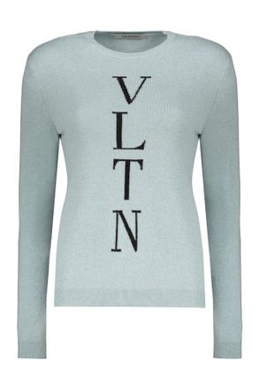 Valentino Garavani Long Sleeve Crew-neck Sweater