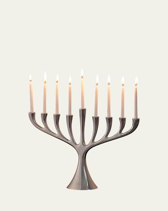 Georg Jensen Cobra Stainless Steel Hanukkah Menorah
