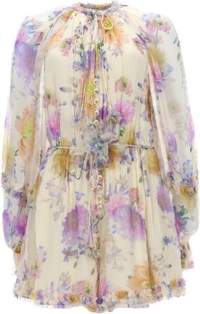 Zimmermann Luna Ruffle Flowy Day Dress