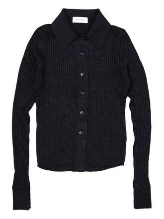 Mfpen ribbed-knit cardigan - Black