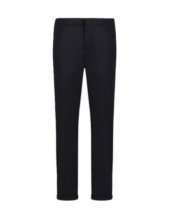 Dondup Slim-Fit Black Jeans with Mid-Rise Waist