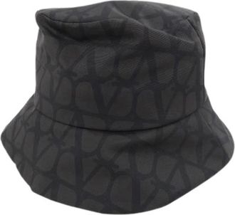 Valentino Pre-owned Accessories, male, Black, Size: ONE SIZE Pre-owned Garavani Hat
