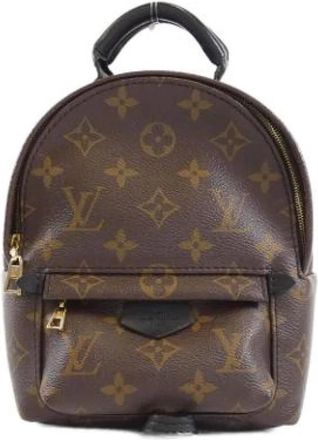 Louis Vuitton Pre-owned Backpacks, female, Brown, Size: ONE SIZE Pre-owned Canvas louis-vuitton-bags