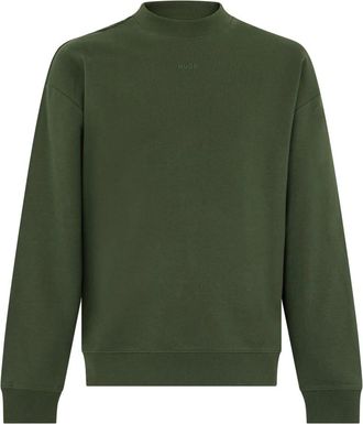 HUGO BOSS Dapocrew Crewneck - Heren - Sweatshirts - Groen - XS - Katoen - Hoodies & sweatvesten