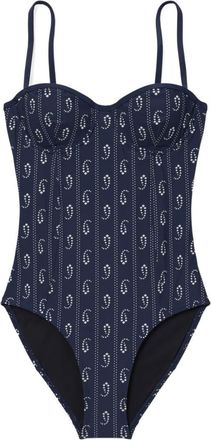 Tory Burch Blue Printed Swimwear