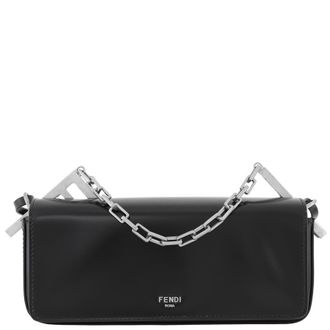 FENDI｜ (FF jacquard Fendi denim-effect Origami Mini (8B Fendi Origami Mini Fabric Orange | Fendi