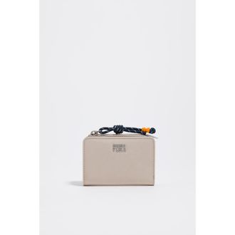 Bimba & Lola Compact Nylon Wallet in Stonewhite at Nordstrom