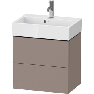 Duravit L-cube Mueble De Ba&ntilde;o De Pared Compact, 2 Cajones, Ancho: - Duravit