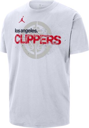 Nike Mens LA Clippers Courtside Jordan 85 NBA Statement T-Shirt in White | II1619-100