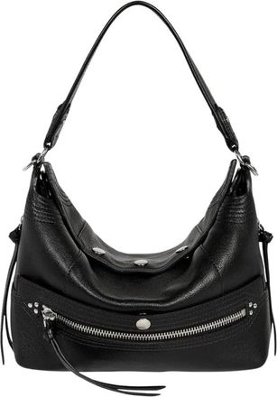 Jerome Dreyfuss Lucky Hobo - Dames - Schoudertassen - Zwart - ONE Size - Katoen - Tassen
